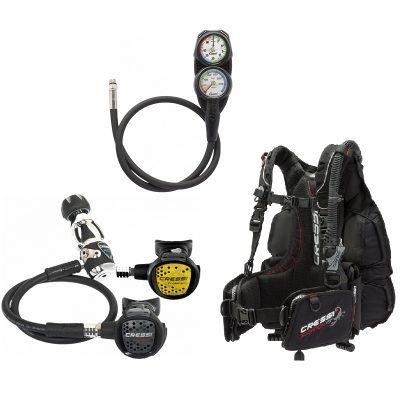 BỘ ĐIỀU CHẾ KHÍ VÀ ÁO PHAO HƠI - CRESSI MC9 SCORPION 2
