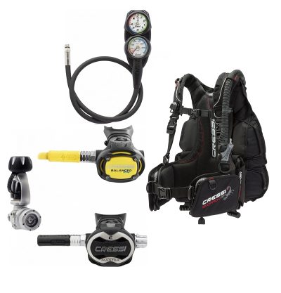 BỘ ĐIỀU CHẾ KHÍ VÀ ÁO PHAO HƠI - CRESSI T10 SCORPION 2