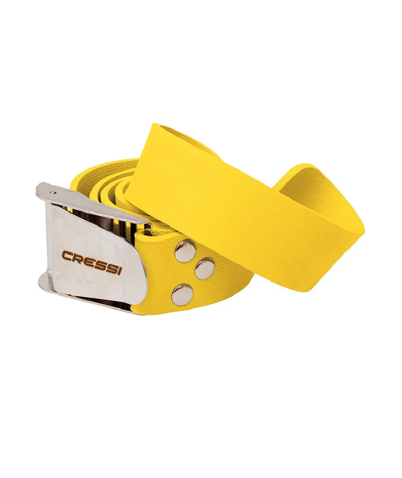 ĐAI CHÌ CRESSI MALTA RUBBER BELT YELLOW